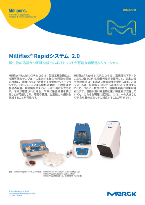 Milliflex® Rapidシステム 2.0 表紙