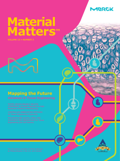 Material Matters Vol.13 No.3 「組織工学における最新材料・技術」（英語版） 表紙