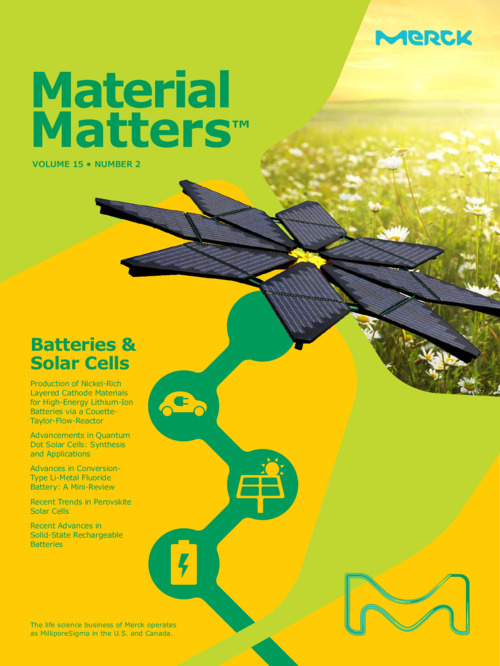 Material Matters Vol.15 No.2 「バッテリーおよび太陽電池の進展」（英語版） 表紙