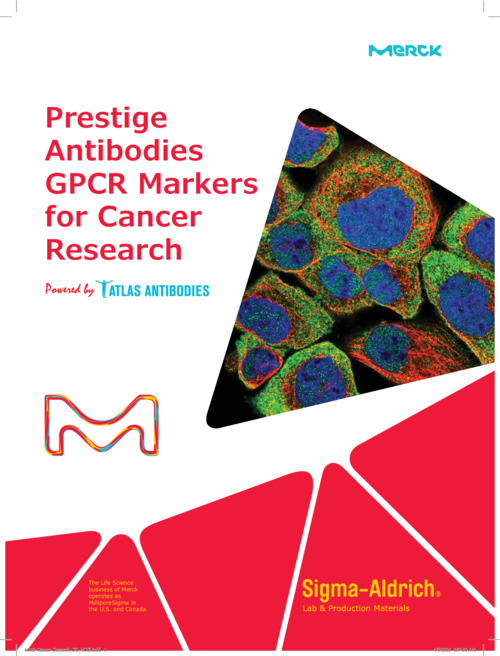 Prestige Antibodies GPCR Markers for Cancer Research 表紙