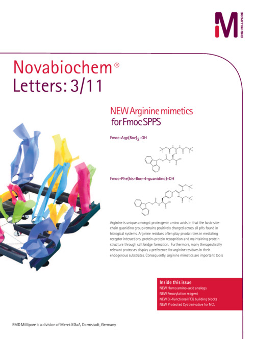 Novabiochem Letters 03/11 表紙