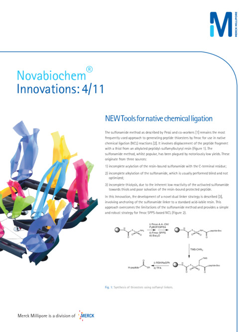 Novabiochem Innovations 04/11 表紙