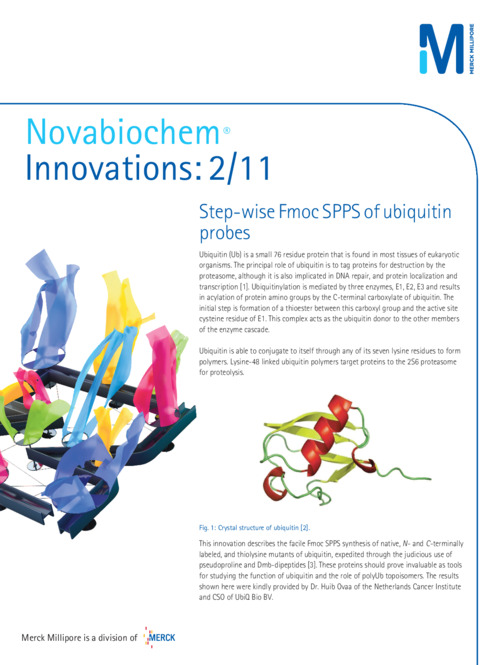 Novabiochem Innovations 02/11 表紙