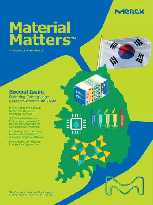 Material Matters Vol.17 No.1 「韓国の最先端研究」（英語版） 表紙