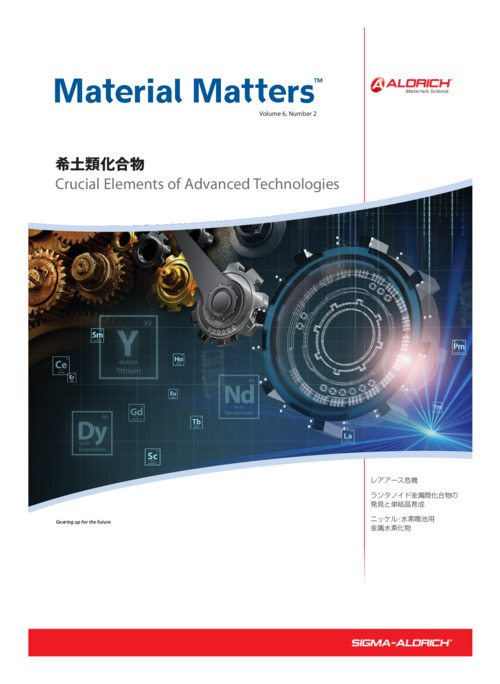 Material Matters Vol.6 No.2 「希土類化合物」 表紙