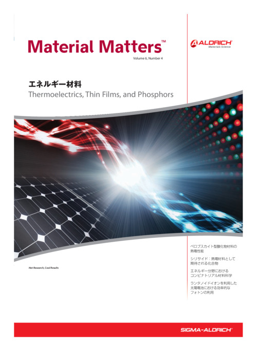 Material Matters Vol.6 No.4 「エネルギー材料」 表紙