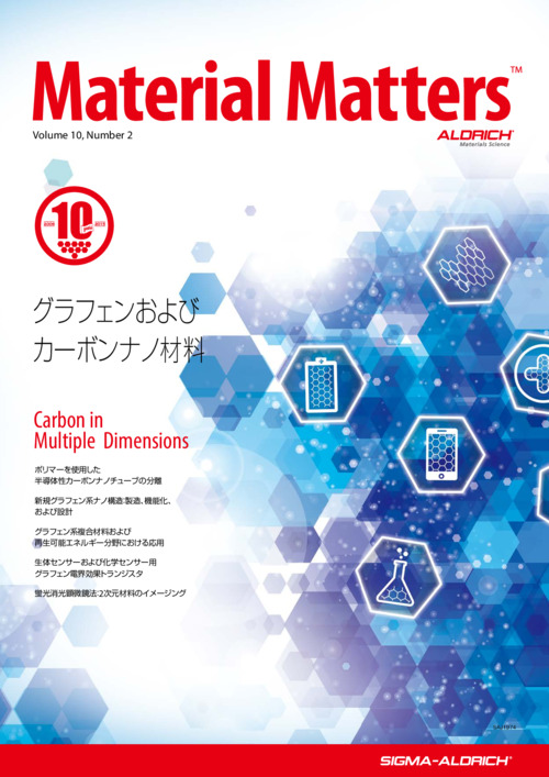 Material Matters Vol.10 No.2 「グラフェンおよびカーボンナノ材料」 表紙